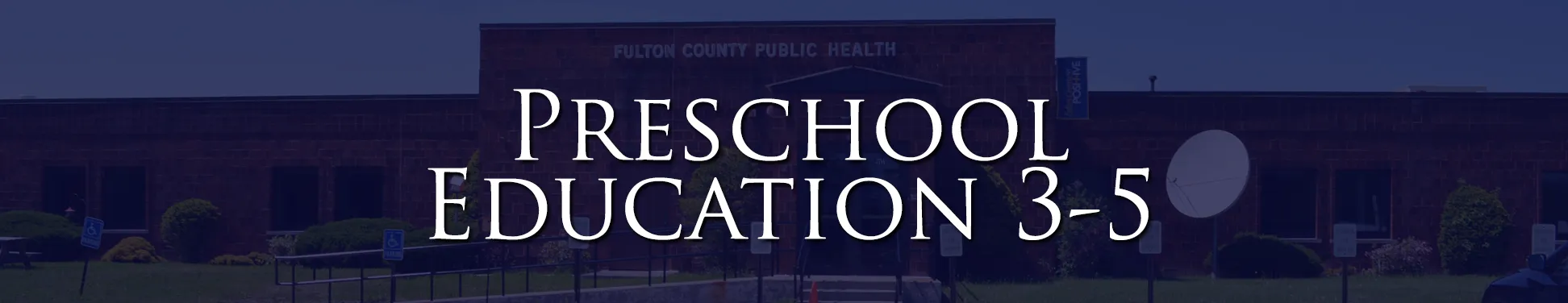 Public Health Preschool Education